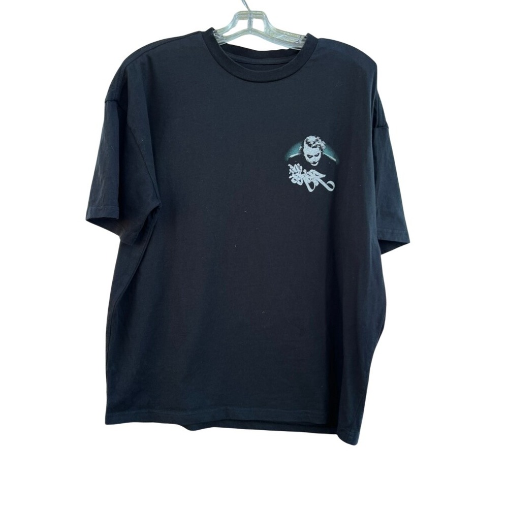 CV Los Angeles The Dark‎ Knight Joker Graphic Tee Black Mens Small Heath Ledger